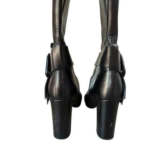 Valentino Garavani Black Leather Knee High boots Size 39.5/9.5 Women’s - Picture 6 of 11